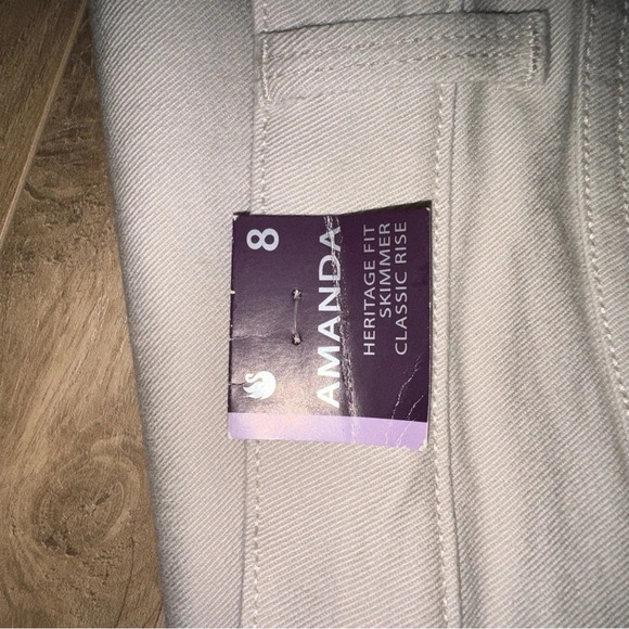 Women's Gloria Vanderbilt Amanda Skimmer Pants size 8 - Picture 4 of 11